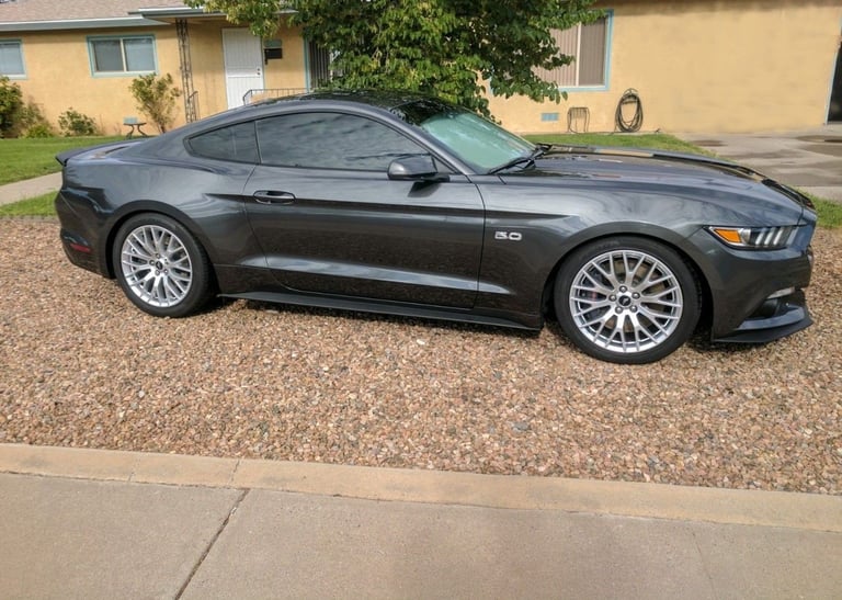 19" FORD MUSTANG ALLOYS 5x114.3 WHEELS TYRES 9J ET45 70.5CB JDM FITMENT