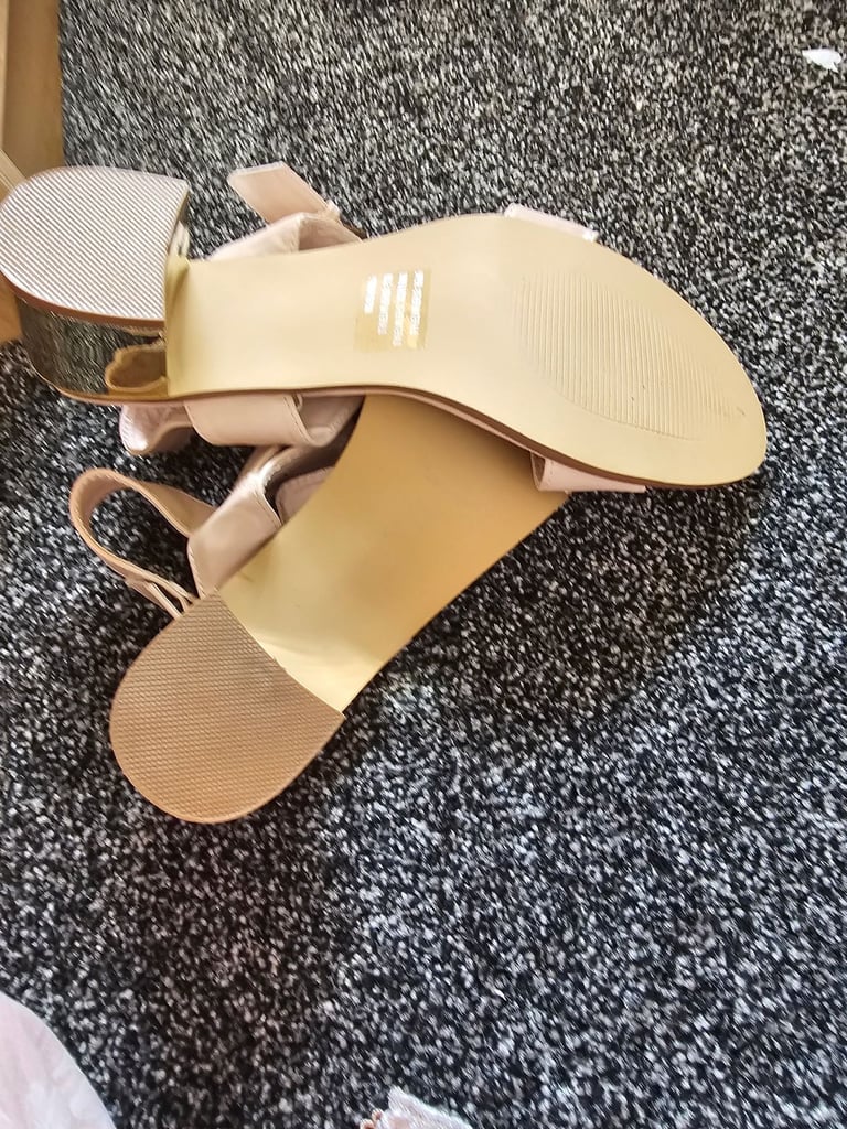 Beige colour sandles size 8