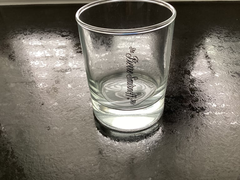 image for Unused Smirnoff vodka glass 