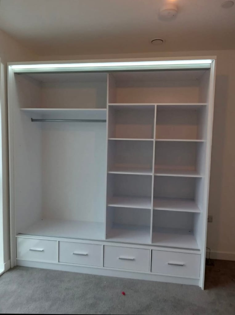 203cm Wardrobe, 180cm,150cm Sliding Doors Wardrobes, 2, 3 Doors Wardrobes, High Gloss Wardrobes 