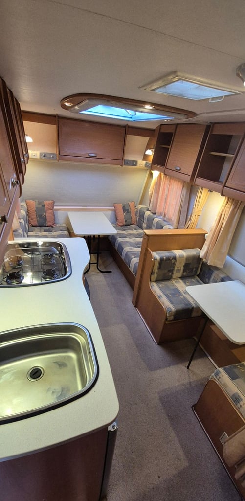 4 berth caravan with awning 