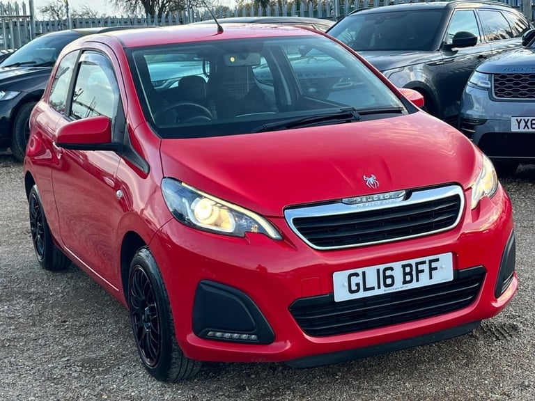 2016 Peugeot 108 1.0 Active Euro 6 3dr Hatchback Petrol Manual