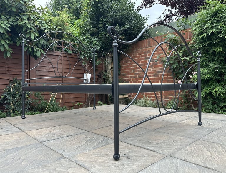 The Original Bed Company Ardo Iron Small Double Bed Frame, Great Condition, RRP £459