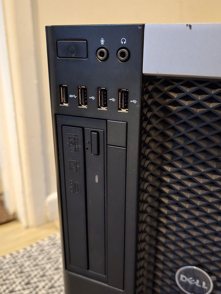 Dell Precision Tower 7810, Intel Xeon Hexa Core, 24GB RAM DDR4, GTX 970 4GB, SSD, HDD, Windows 11