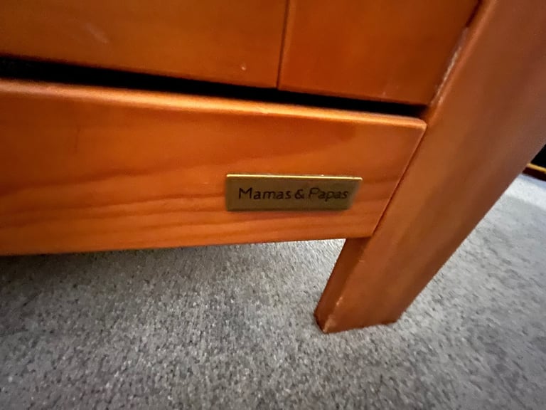 Mamas and Papas wardrobe and drawer set