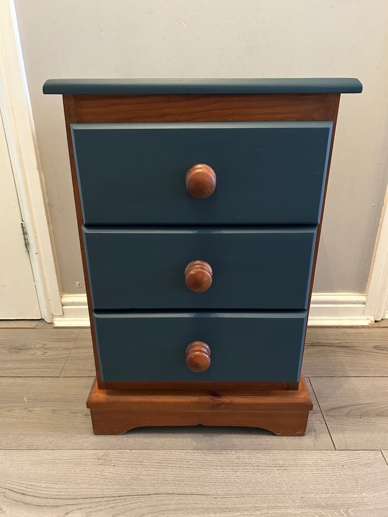 image for Single pine bedside drawers 
