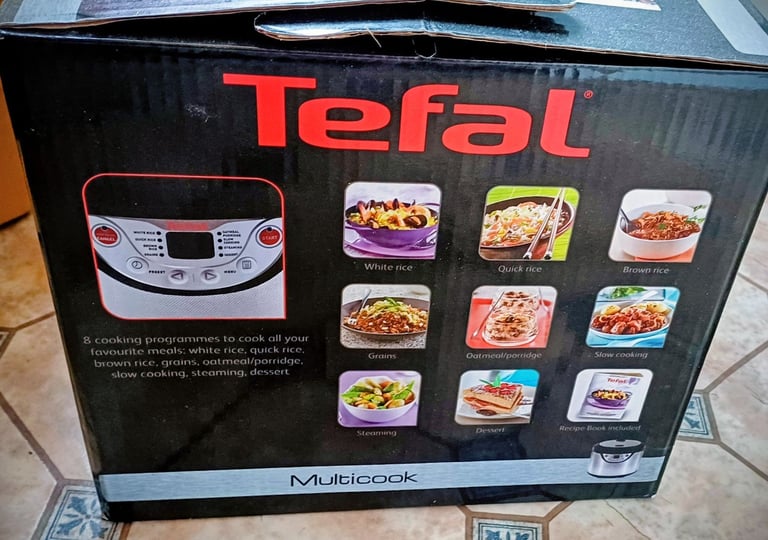 Bargain! BOXED UNUSED Tefal 8 in 1 Multi Cooker slow cooker steamer rice UNUSED 