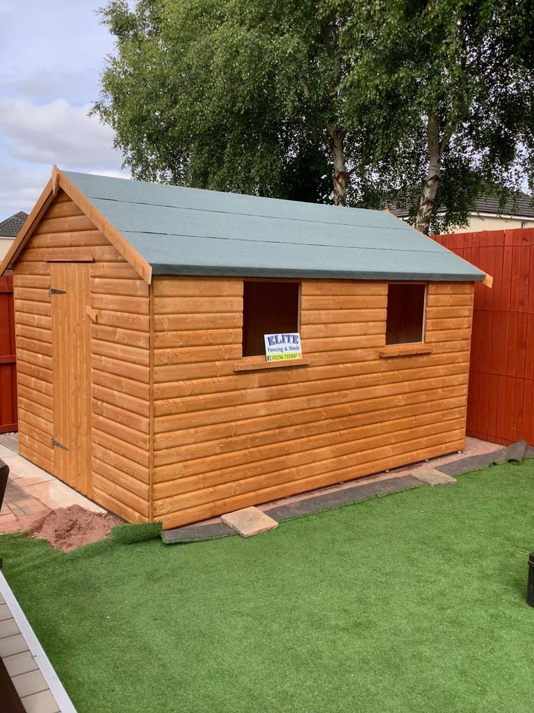 image for Heavy duty 12x8 Workshop 20mm Log