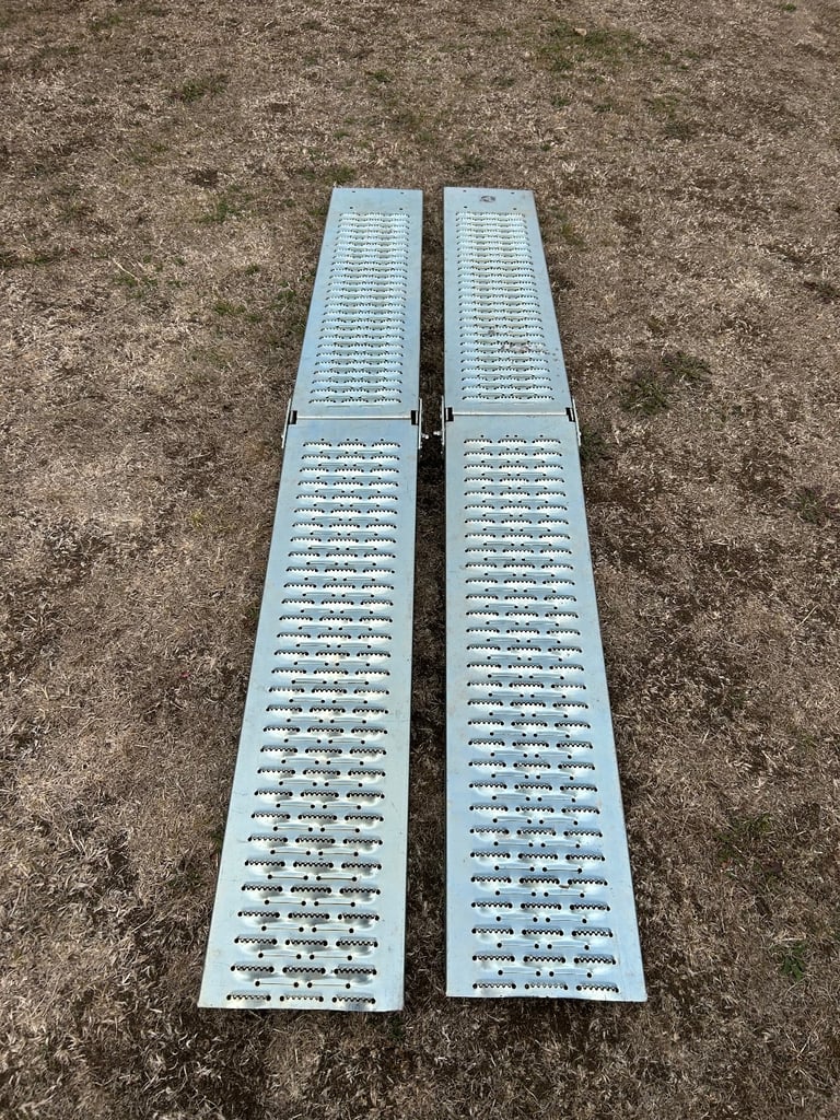 image for Folding galvanised ramps
