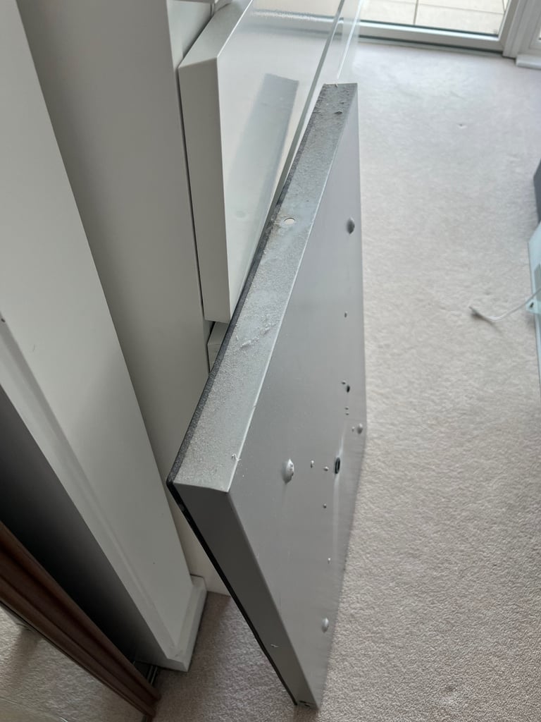 2 x Bathroom mirrors with anti-fog and lights 