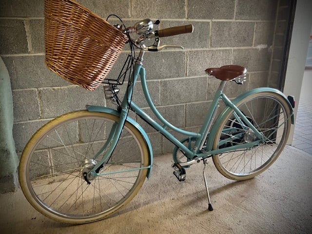 Pashley Britannia Blue Bike Basket Ladies Cycle Blue Bike With