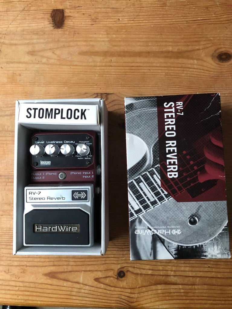 Digitech Hardwire RV-7 Stereo Reverb (Lexicon reverbs!)