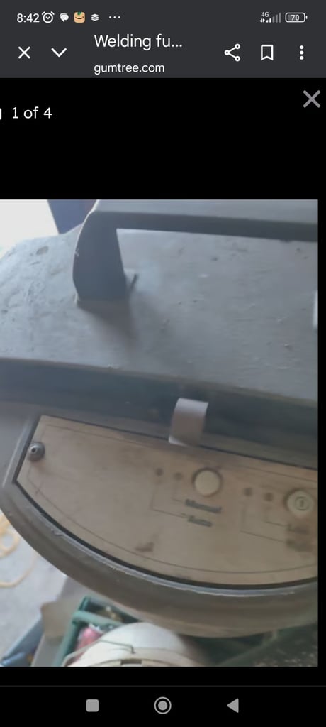 Welding fume extraction unit 