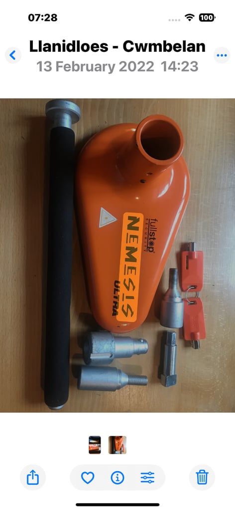 Nemesis Ultra Caravan Wheel Lock