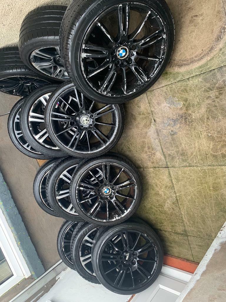 image for Bmw Mv3 193m 18” Alloy Wheels Front 8J- 8036933 REAR 8.5J- 8036934 - BLACK