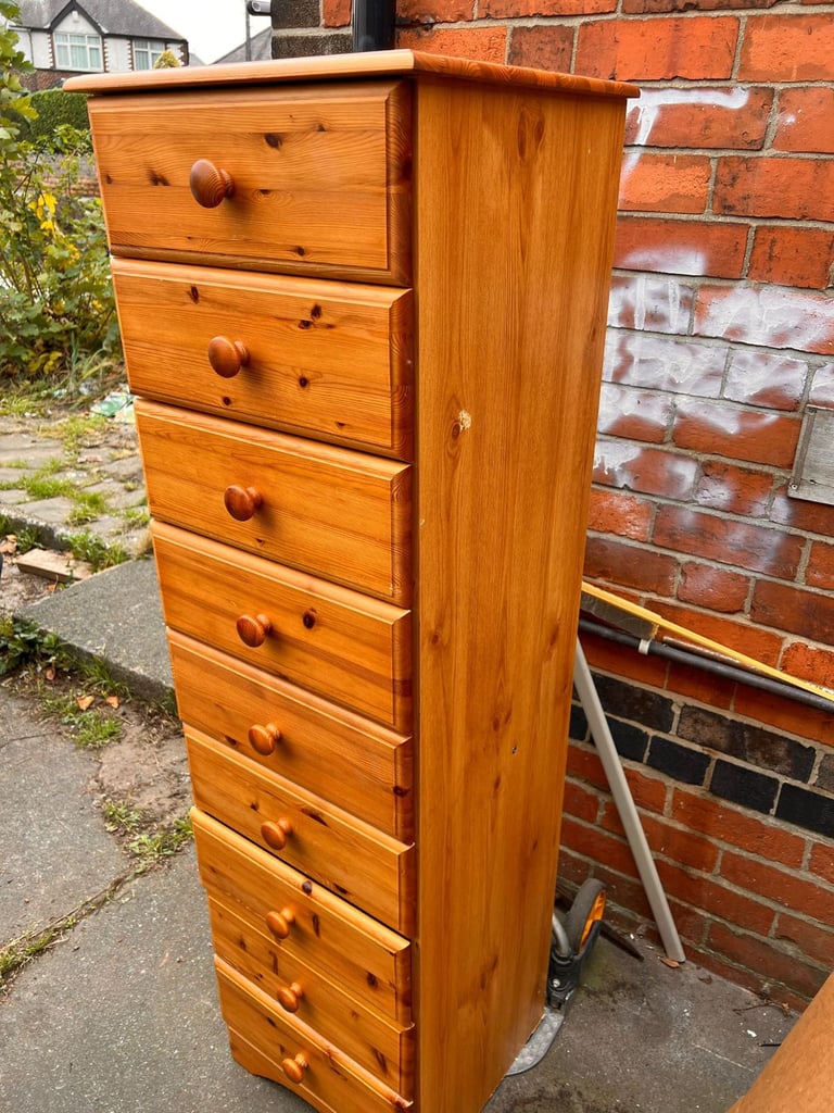 Tall 9 chest of drawers/ tallboy