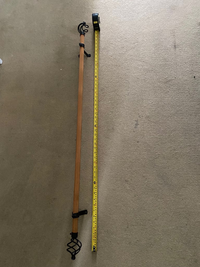 **SOLD** 2 matching curtain poles 