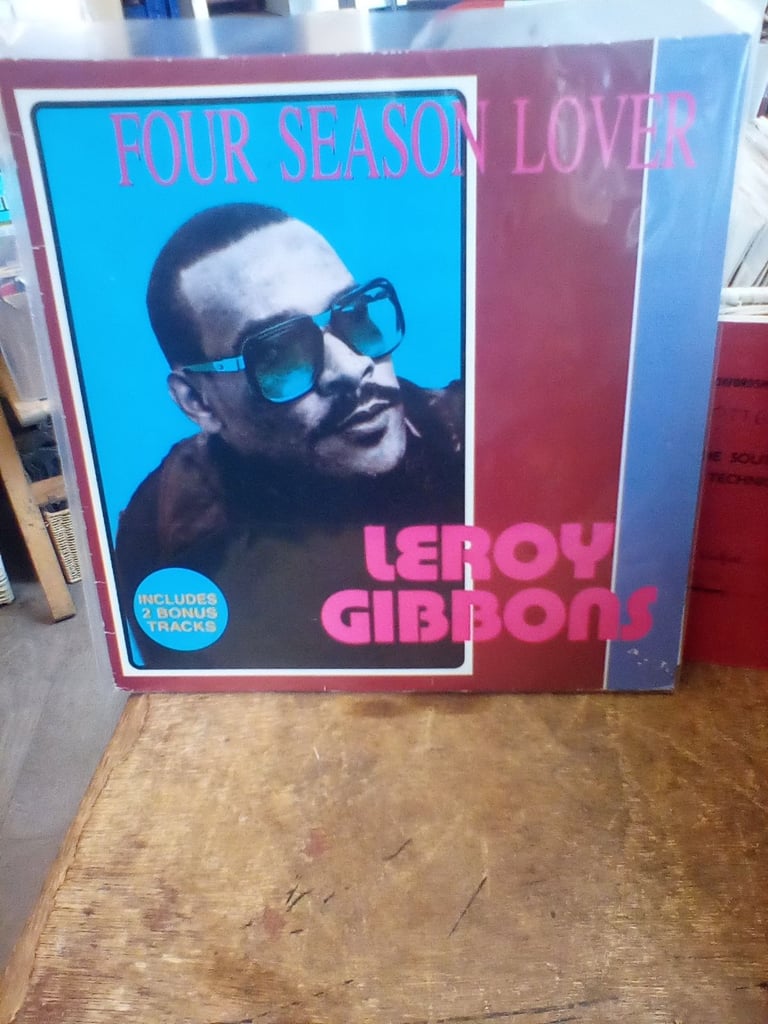 image for LEROY GIBBONS. FOUR SEASON LOVER,. VINYL ALBUM ,. 