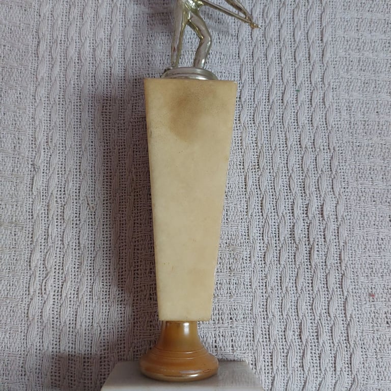 Vintage Marble Snooker Trophy 