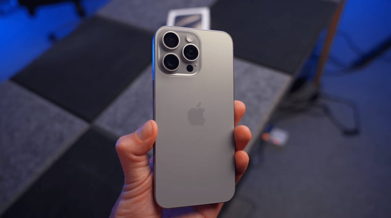 image for Like New Used Apple Iphone 15 Pro Max Unlocked One Year Warranty 