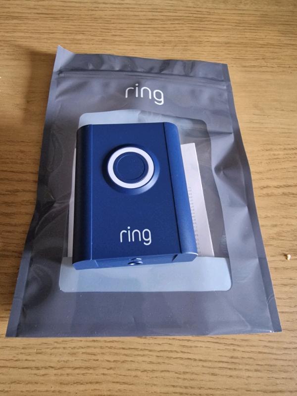 RING VIDEO DOORBELL 3 FACEPLATE COVER.MIDNIGHT BLUE.BRAND NEW BOXED. 