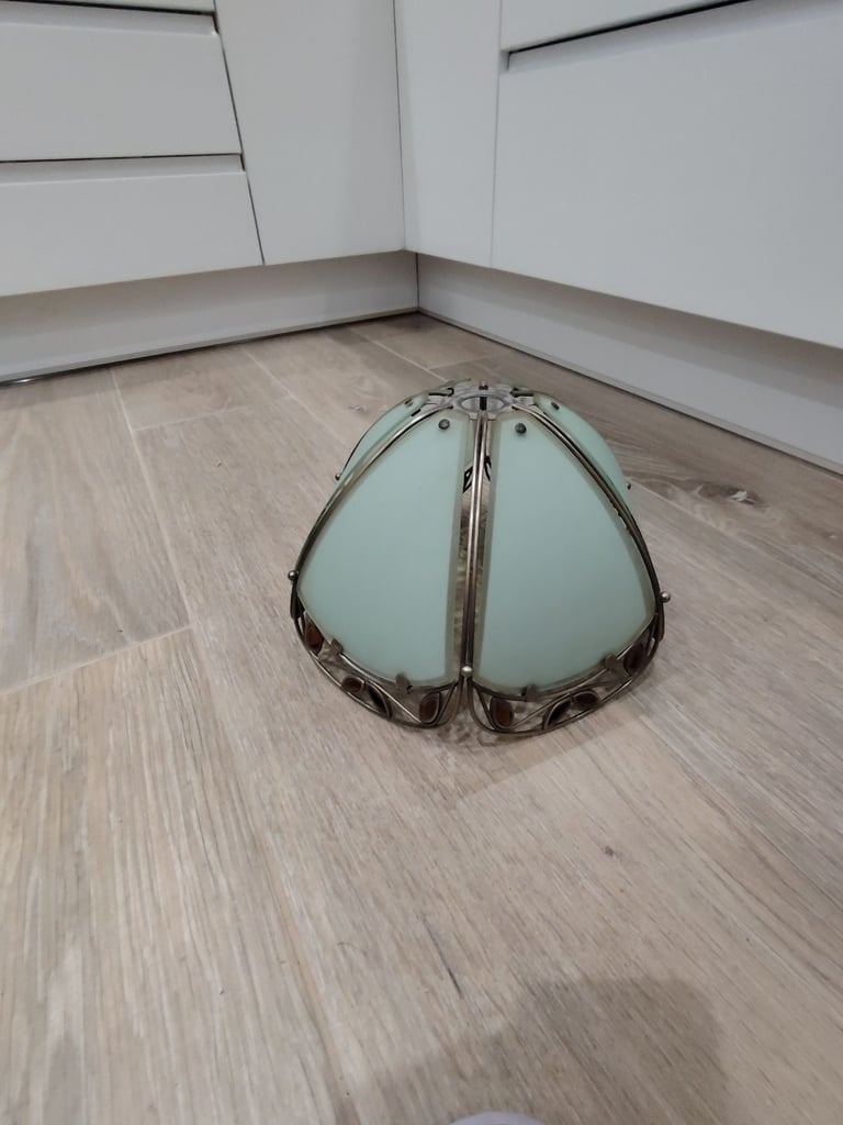 Beautiful Frosted glass lampshade  30 cm diameter