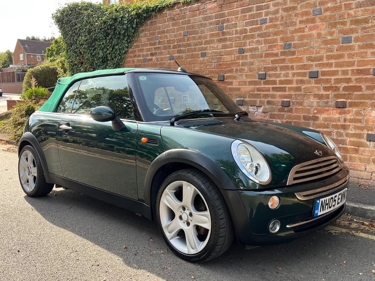 2005 05 MINI COOPER CONVERTIBLE 1.6 PETROL 45000 MILES 2 LADY OWNERS