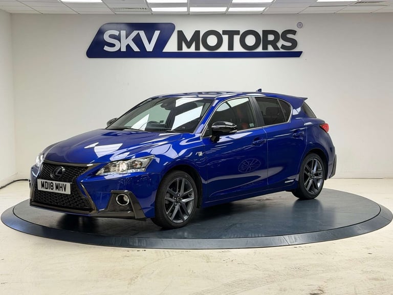 2018 Lexus CT 200h 1.8 F-Sport 5dr CVT HATCHBACK PETROL/ELECTRIC Automatic