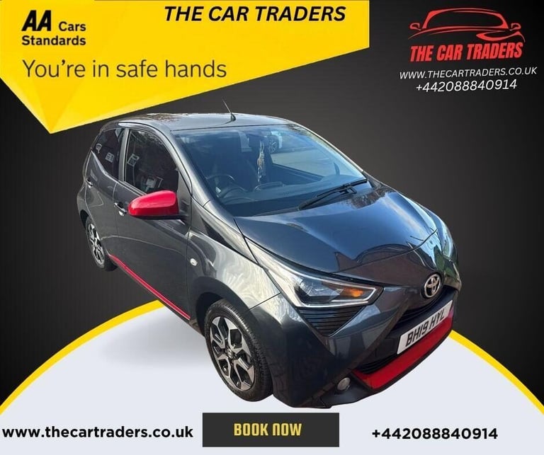 2019 Toyota AYGO 1.0 VVT-i x-trend Funroof 5dr Petrol x-shift Euro 6 (71 ps) Hatchback Petrol Aut...