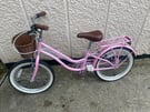 Pink Pazzaz Petal 18” Heritage girls bike 