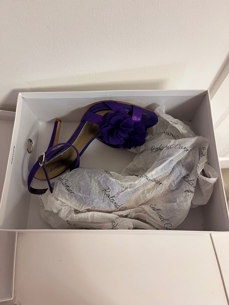 Cadbury purple shoes