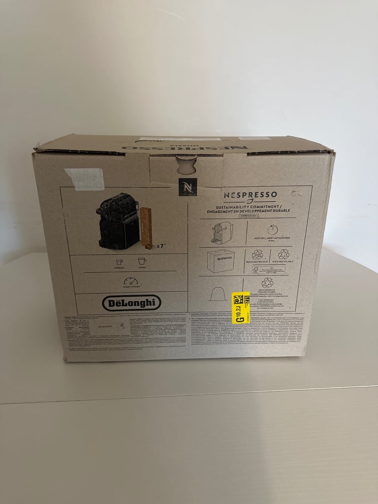 Brand New Nespresso Inissia Coffee Machine – Unboxed, Unused