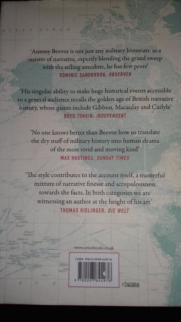 Book: The Second World War by Antony Beevor - hardback copy