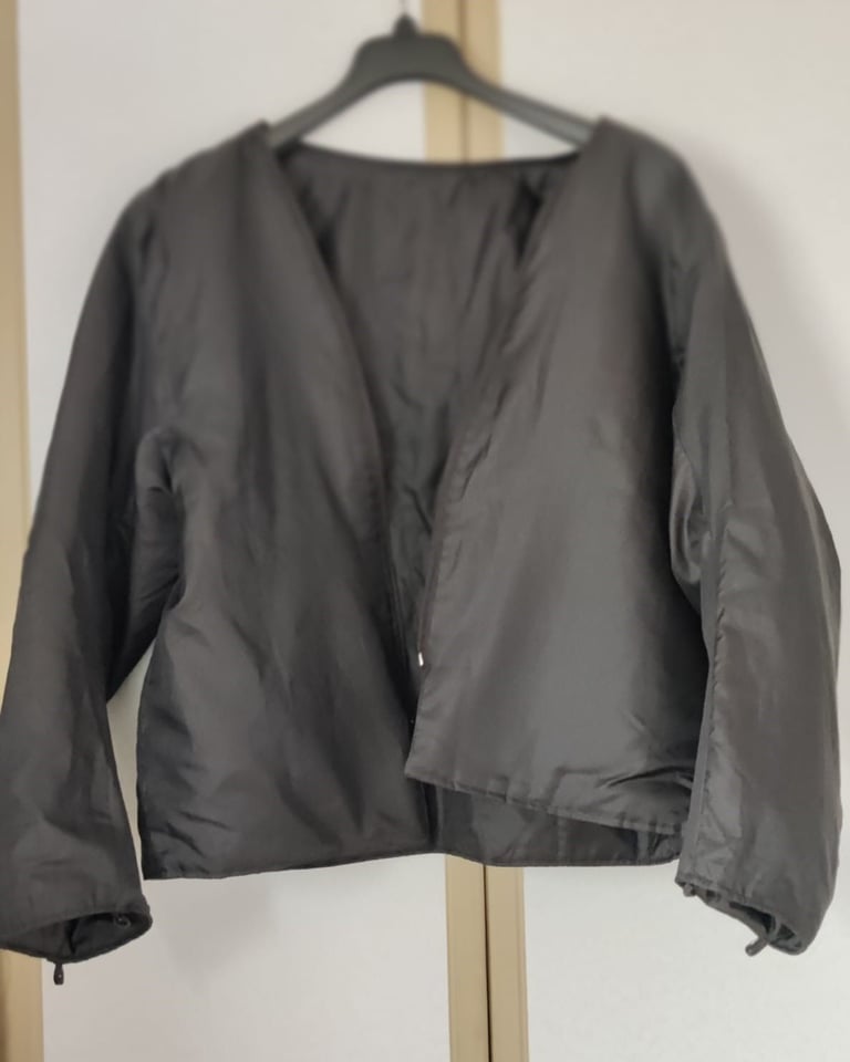 BUFFALO CE Armour Motorcycle Textile Jacket Men's M Black Red Cordura Scotchlite