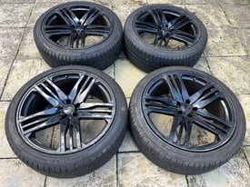22 Inch Alloy Wheels and Tyres - Range Rover, X5, Transporter - 5x120