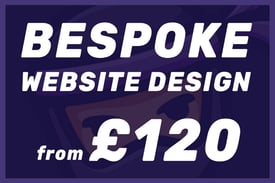 Bespoke Custom Website Design | Web Developer | WordPress | Ecommerce | Logo Design | CMS System