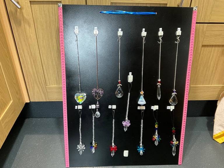 Tree of life/crystal charm. Hang anywhere. Stunning in the sun/light, cemetery or anywhere x