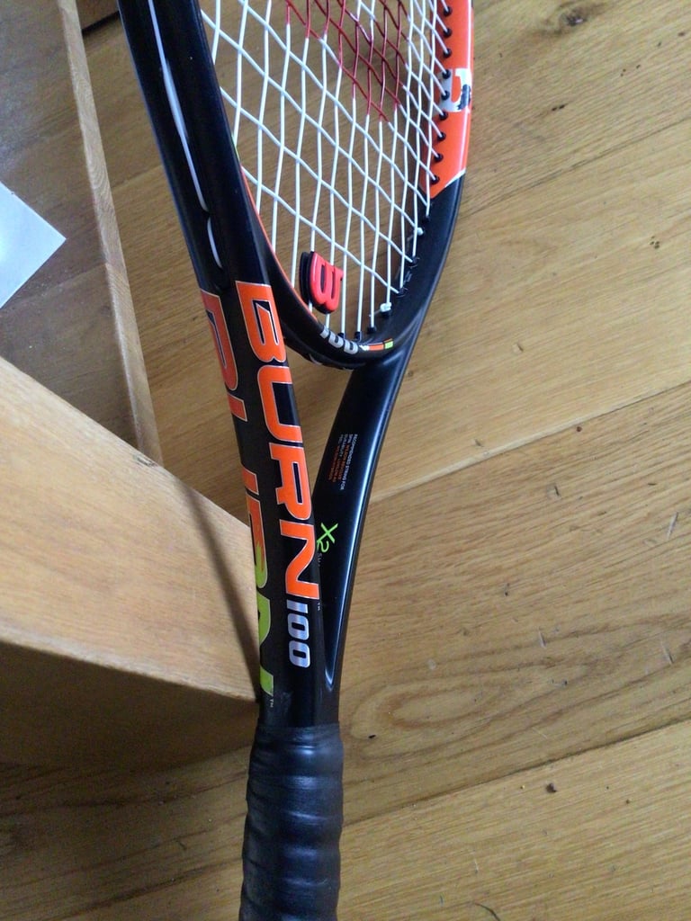 Wilson Burn 100 Tennis Racket. Grip 2. Great Condition 