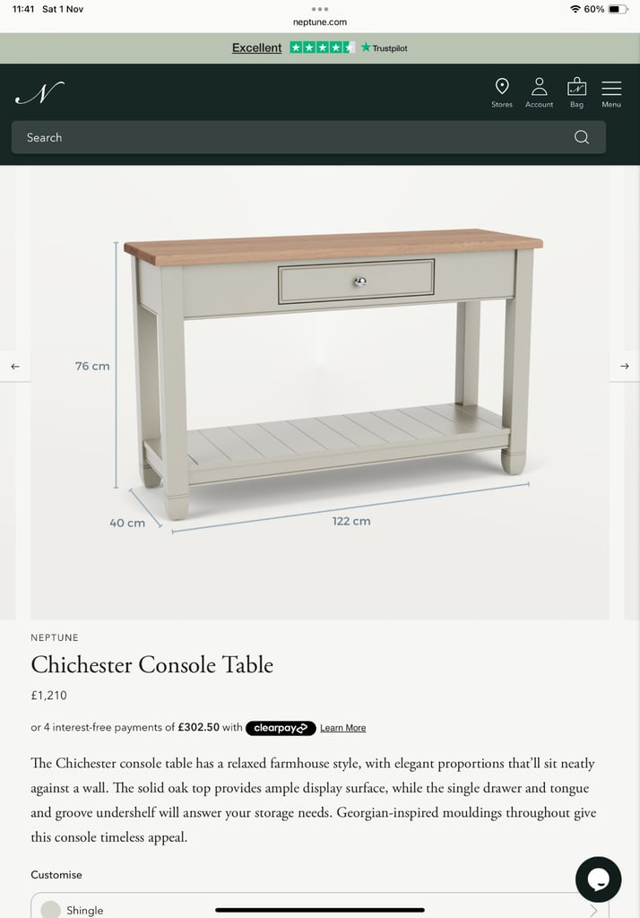 Console/hall table