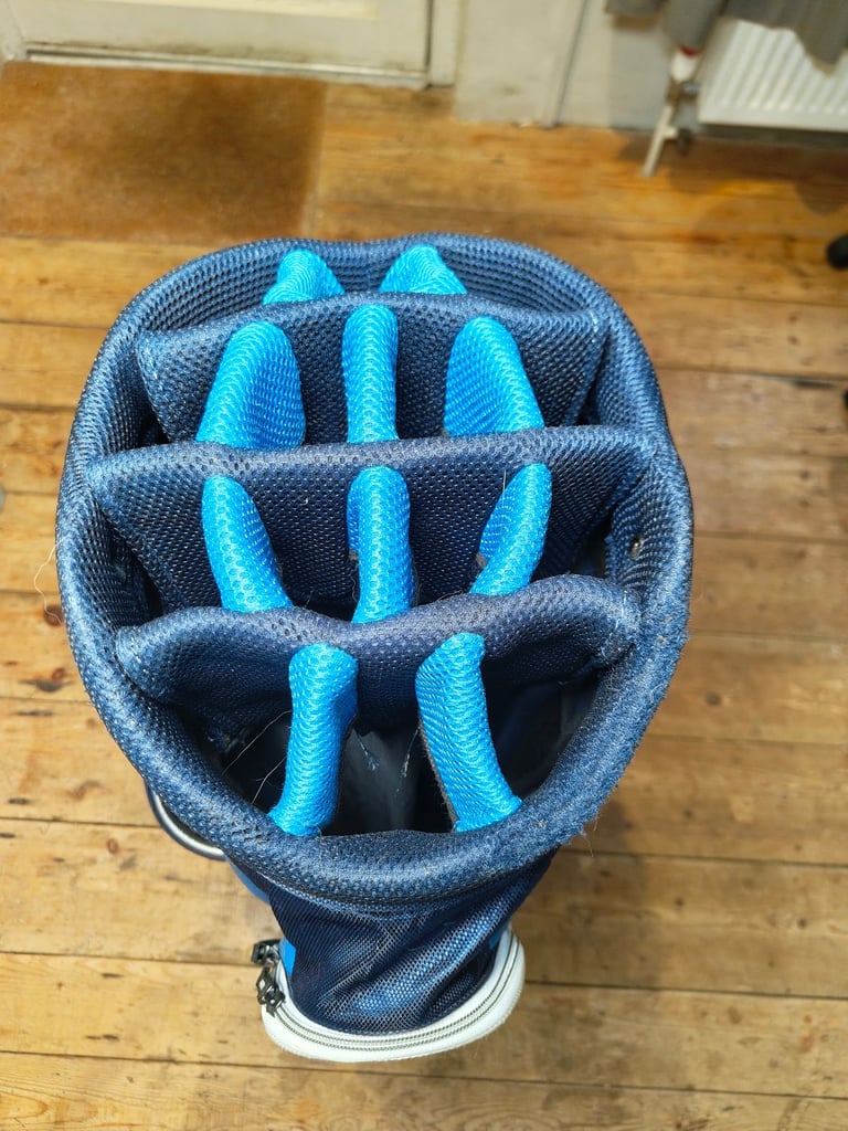 Callaway X Series Golf Cart Bag – Blue & Navy, Lightweight, Excellent Condition