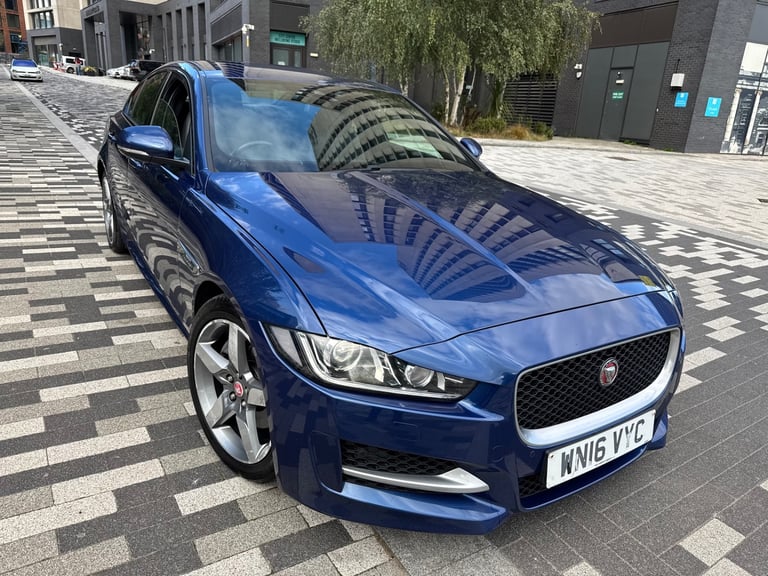2016 JAGUAR XE R - SPORT 2.0 DIESEL AUTOMATIC 4dr SALOON BLUE + £35 ROAD TAX