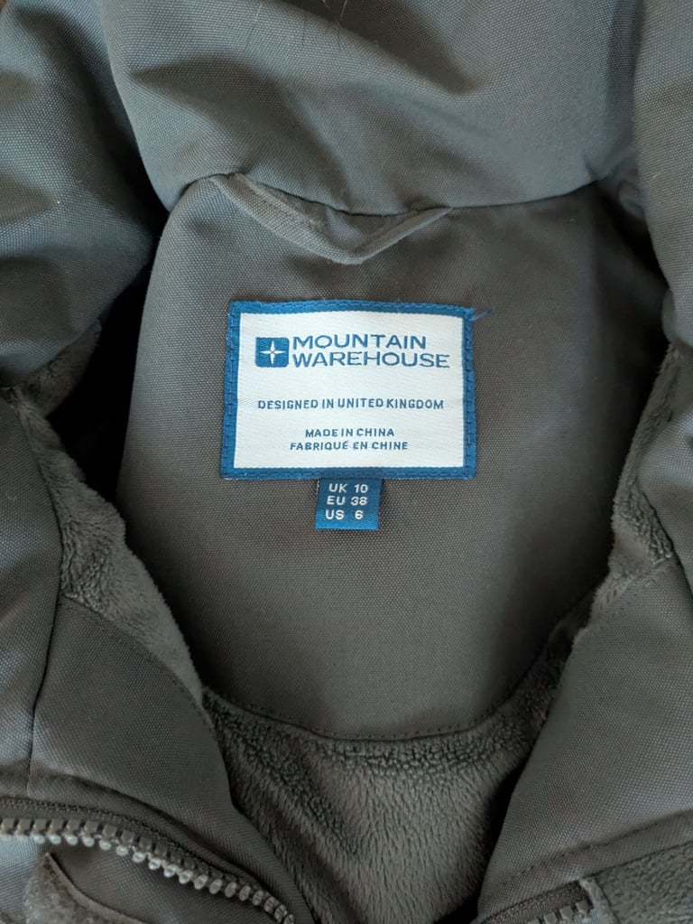 image for Mountain Warehouse ladies parka coat very good condition Size 10