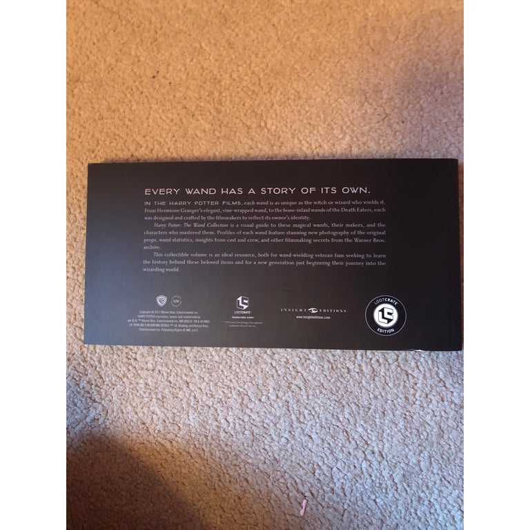 Harry Potter ‘The wand collection’ book.