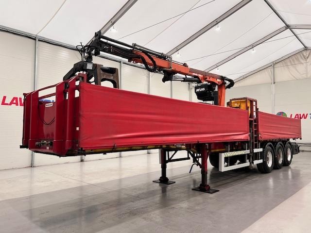 image for Montracon Tri Axle Flatbed Brick Grab Trailer