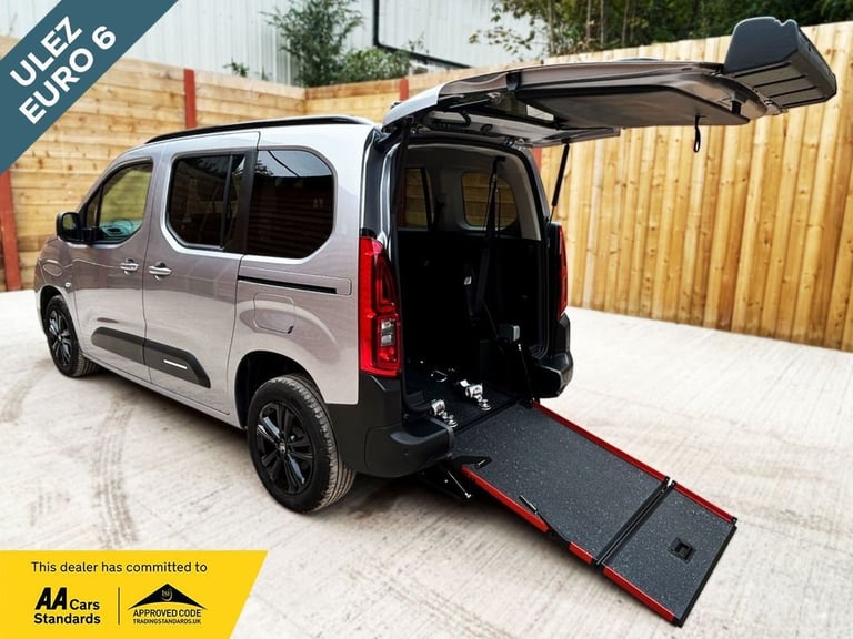 2024 Citroen Berlingo 3 Seat Auto Wheelchair Accessible Disabled Access Vehicle WAV MPV Diesel Au...