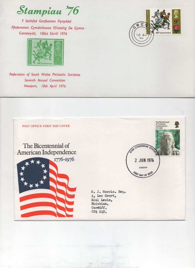 120 Wales first day covers