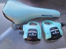 Bianchi Saddle and pedals(Look) Vintage(Colnago,Cinelli,De rosa,