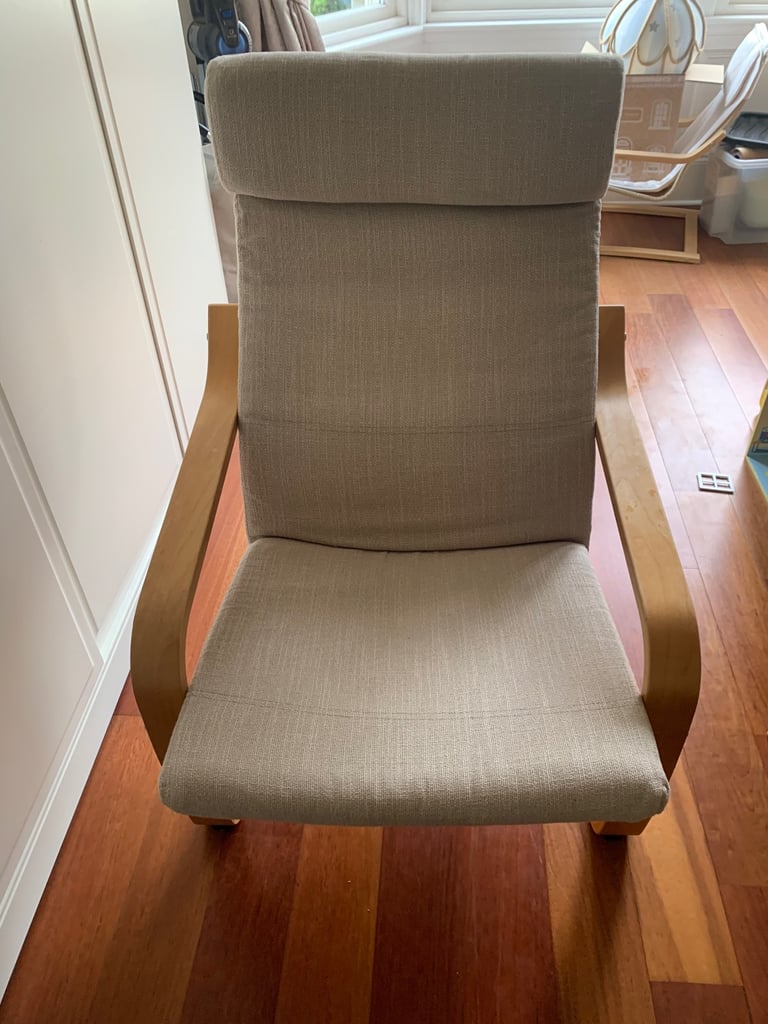 image for IKEA POANG CHAIRS X 2