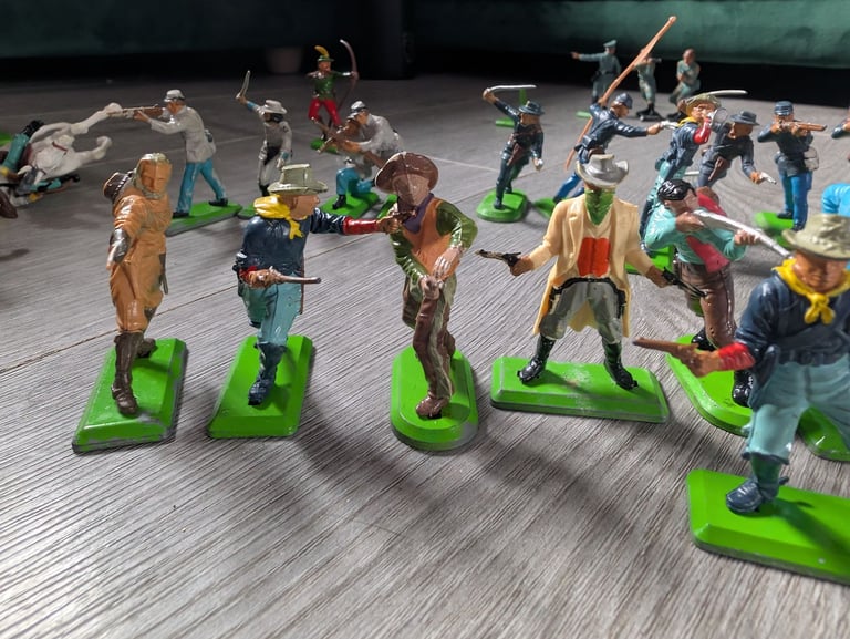 Brittans cowboys and Indians plus knights 