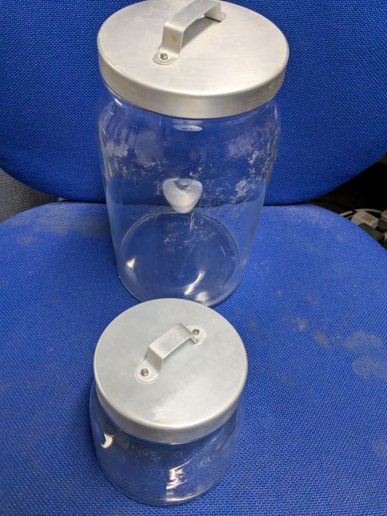 image for Hardly Used Glass Storage Jars in a very good condition
